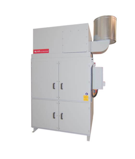 Filter for machine tools and machining center